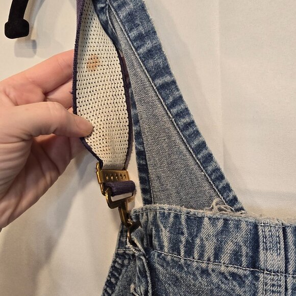 Vintage Carhartt Overalls Mens Blue Denim Farmer Construction - Picture 6 of 16